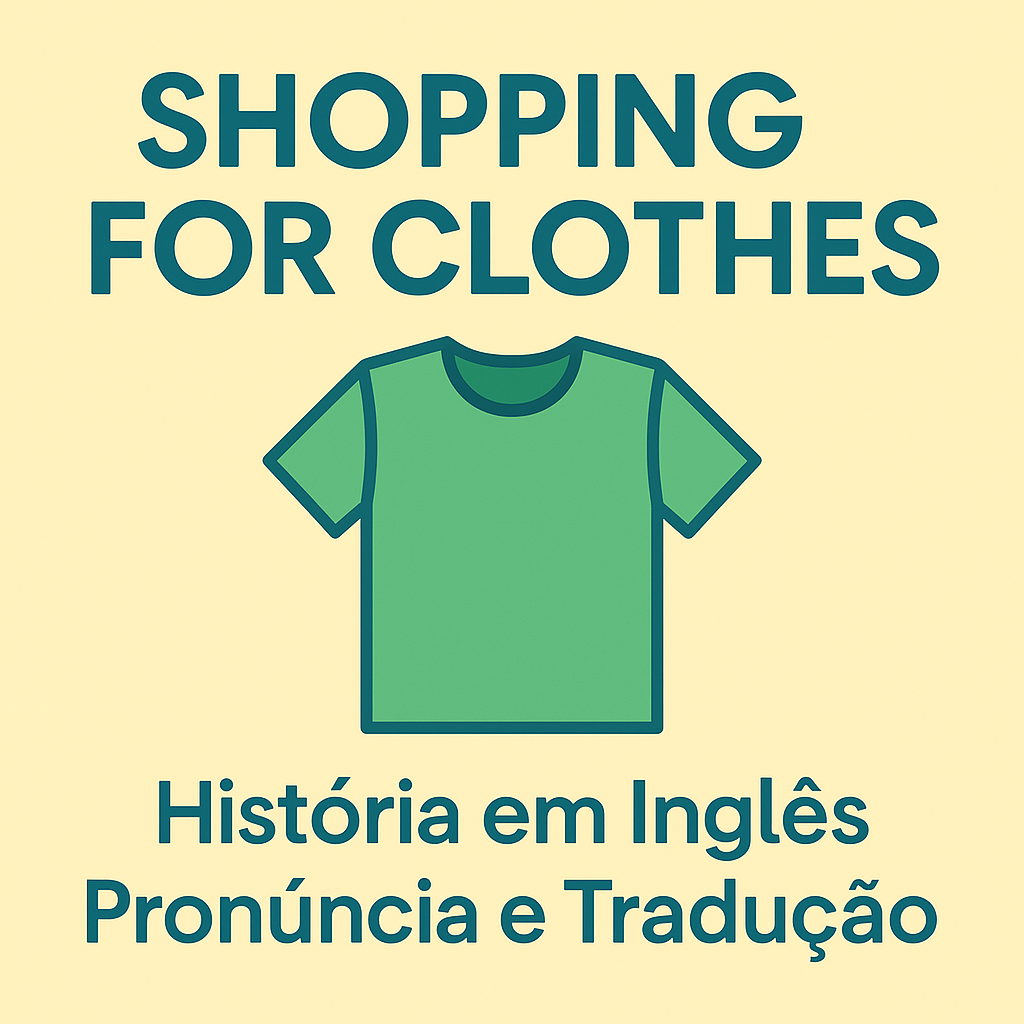 Shopping for Clothes – História em Inglês com Pronúncia e Tradução