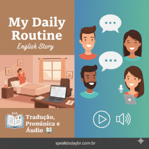 Aprenda Inglês com My Daily Routine: Tradução, Pronúncia e Áudio Grátis