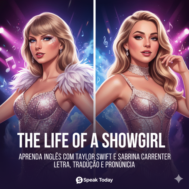 The Life of a Showgirl – Aprenda Inglês com Taylor Swift e Sabrina Carpenter: Letra, Tradução e Pronúncia