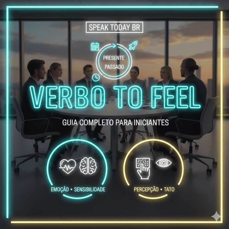 Domine o Verbo ‘Feel’ em Inglês: Conjugação Completa no Presente, Passado e Futuro – Guia Prático com Exemplos e Diálogos para Iniciantes