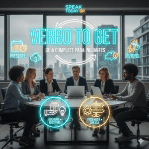 Domine o Verbo ‘Get’ em Inglês: Conjugação Completa no Presente, Passado e Futuro – Guia Prático com  Exemplos e Diálogos para Iniciantes
