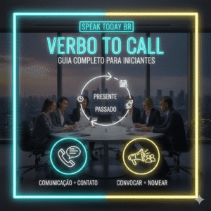 Domine o Verbo ‘Call’ em Inglês: Conjugação Completa no Presente, Passado e Futuro – Guia Prático com Exemplos e Diálogos para Iniciantes