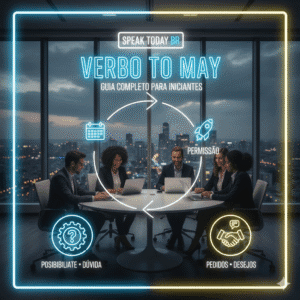 Domine o Verbo ‘May’ em Inglês: Conjugação Completa no Presente, Passado e Futuro – Guia Prático com Exemplos e Diálogos para Iniciantes