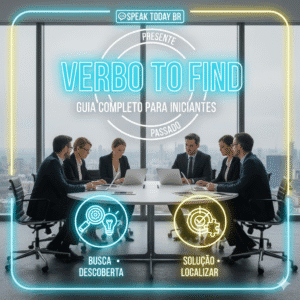 Domine o Verbo ‘Find’ em Inglês: Conjugação Completa no Presente, Passado e Futuro – Guia Prático com Exemplos e Diálogos para Iniciantes