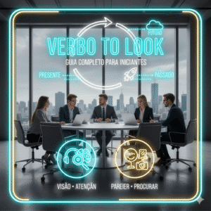 Domine o Verbo ‘Look’ em Inglês: Conjugação Completa no Presente, Passado e Futuro – Guia Prático com Exemplos e Diálogos para Iniciantes