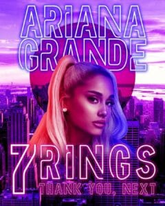 7 rings – Ariana Grande: Letra, Pronúncia Escrita e Tradução